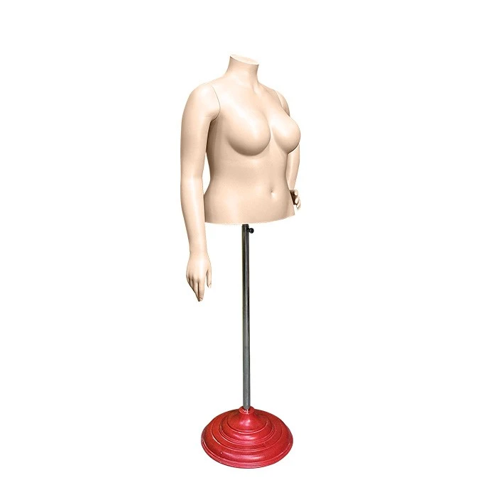 Plastic Female Half Body Mannequin Plastic Female Half Body Mannequin